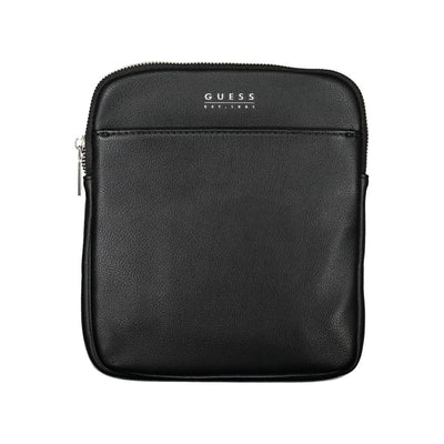 Guess Jeans Schwarze Polyethylen-Umhängetasche