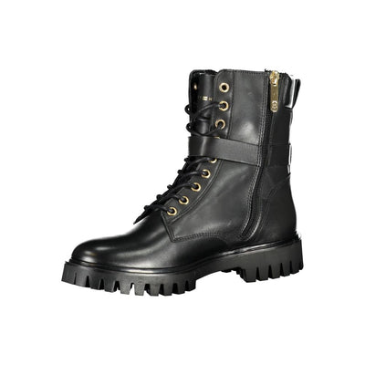 Tommy Hilfiger Schwarzer Polyester-Stiefel