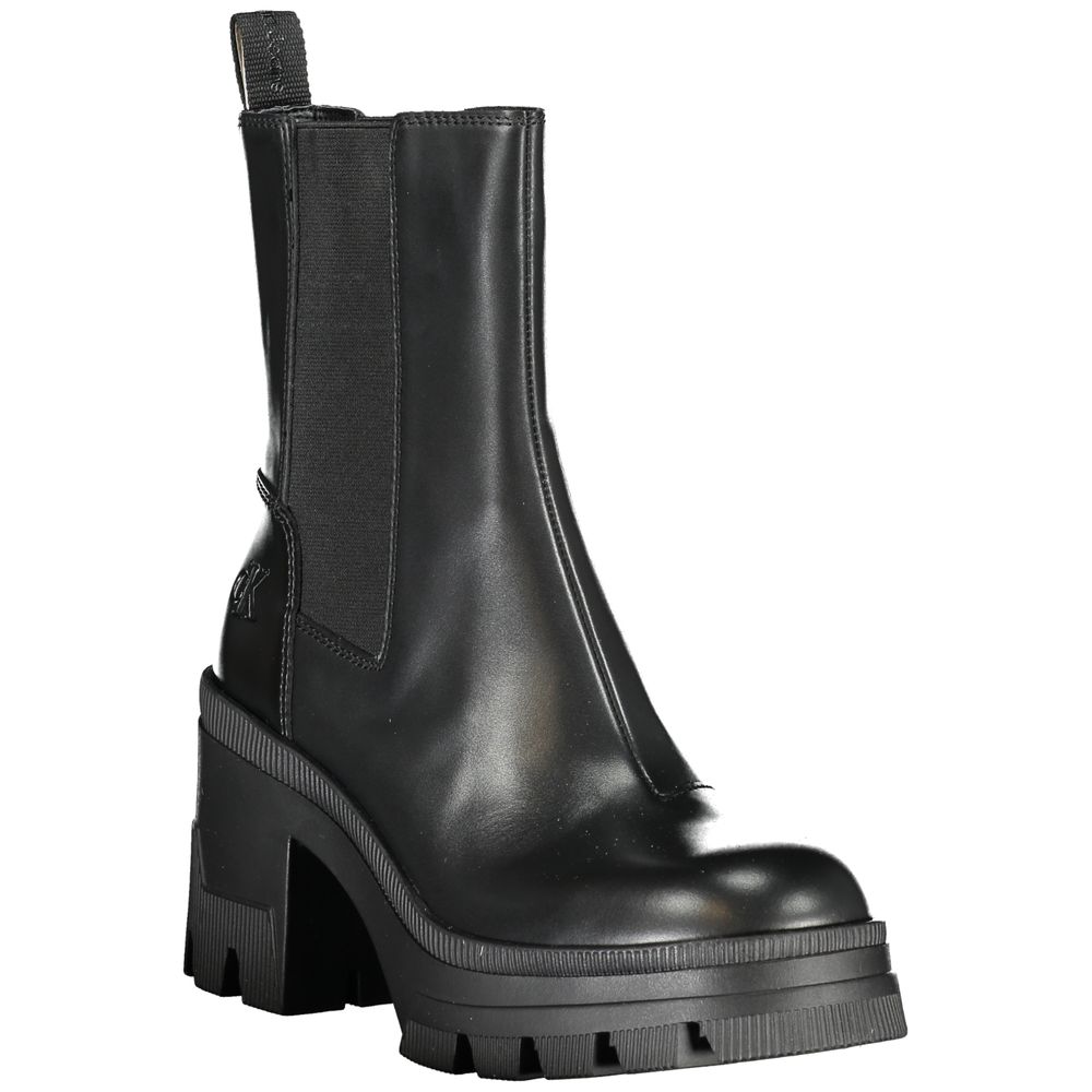 Calvin Klein Schwarzer Polyester-Stiefel