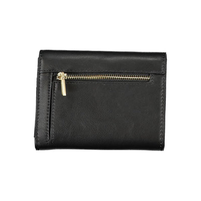 Calvin Klein Schwarzes Polyester Portemonnaie