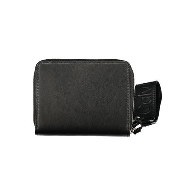Calvin Klein Schwarzes Polyester Portemonnaie