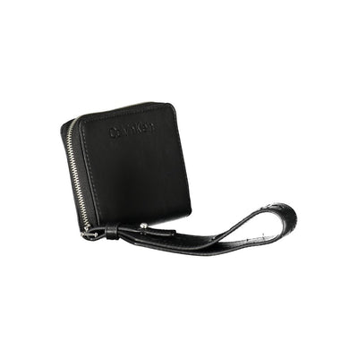 Calvin Klein Schwarzes Polyester Portemonnaie
