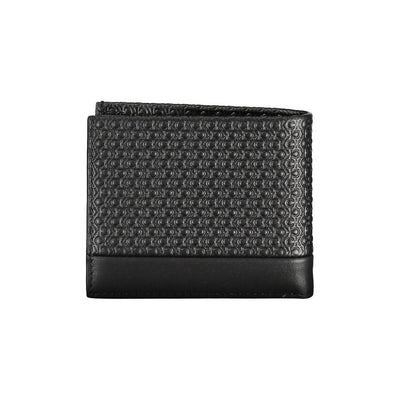 Calvin Klein Schwarzes Leder Portemonnaie