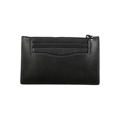 Calvin Klein Schwarzes Leder Portemonnaie