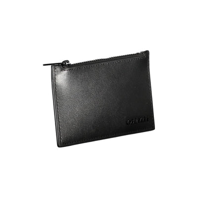 Calvin Klein Schwarzes Leder Portemonnaie