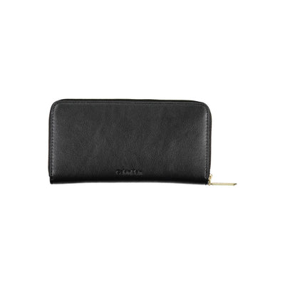 Calvin Klein Schwarzes Polyester Portemonnaie