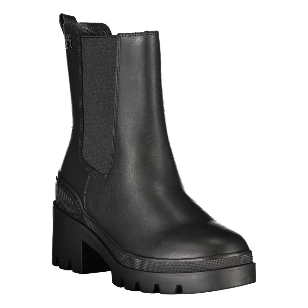 Tommy Hilfiger Schwarzer Polyester-Stiefel
