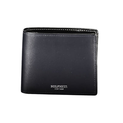 Tommy Hilfiger Blaues Leder Portemonnaie