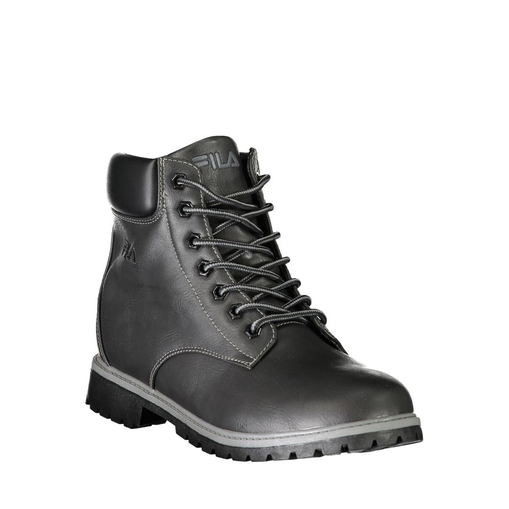 Fila Schwarzer Polyester-Stiefel