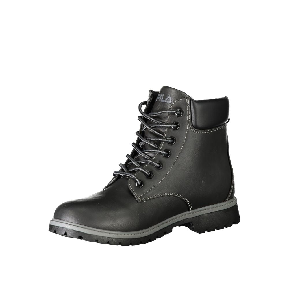 Fila Schwarzer Polyester-Stiefel