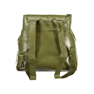 Mario Valentino Grüner Polyethylen-Rucksack