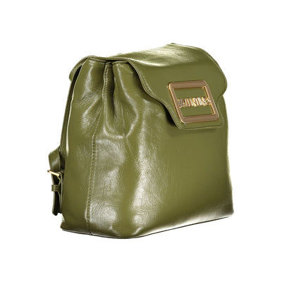 Mario Valentino Grüner Polyethylen-Rucksack