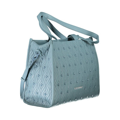 Mario Valentino Blaue Polyester Handtasche