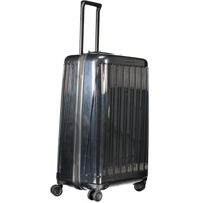 Piquadro Schwarzes Polycarbonat Reisegepäck und Reisen