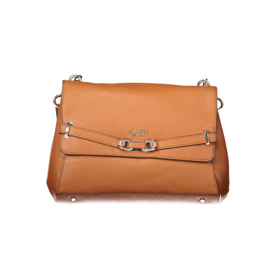 Guess Jeans Braune Polyethylen-Handtasche
