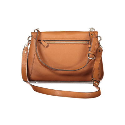 Guess Jeans Braune Polyethylen-Handtasche