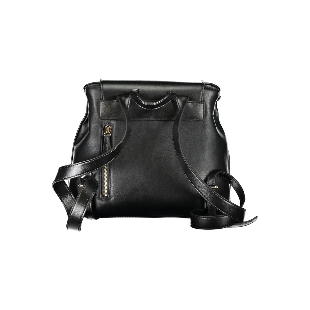 Mario Valentino Schwarzer Polyethylen-Rucksack