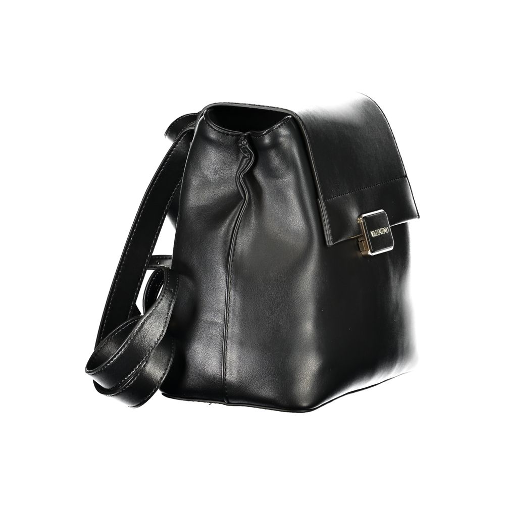 Mario Valentino Schwarzer Polyethylen-Rucksack