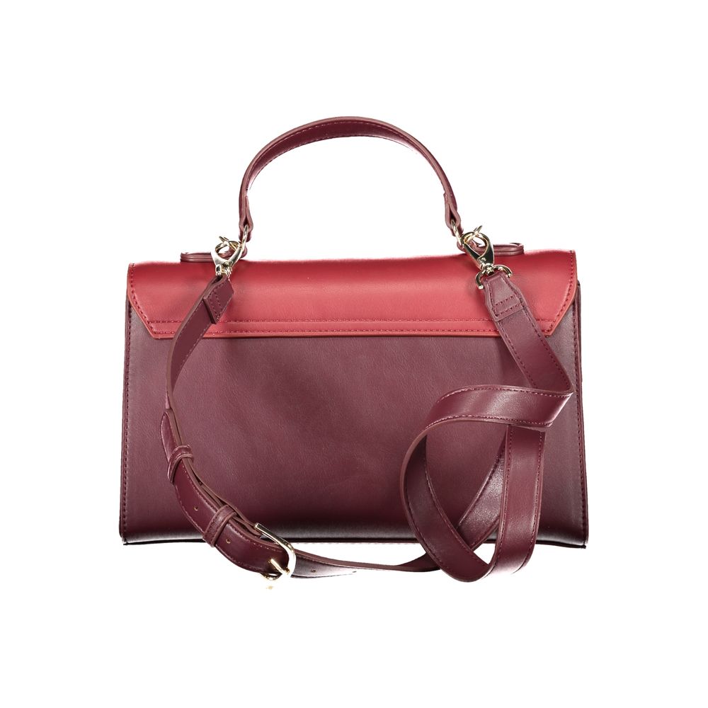 Mario Valentino Rote Polyethylen-Handtasche