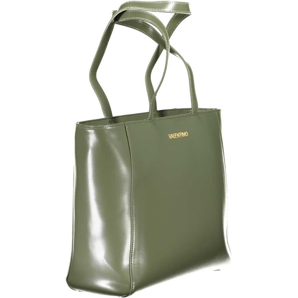 Mario Valentino Grüne Polyethylen-Handtasche