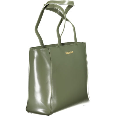 Mario Valentino Grüne Polyethylen-Handtasche