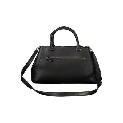 Guess Jeans Schwarze Polyethylen-Handtasche