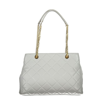 Mario Valentino Graue Polyethylen-Handtasche