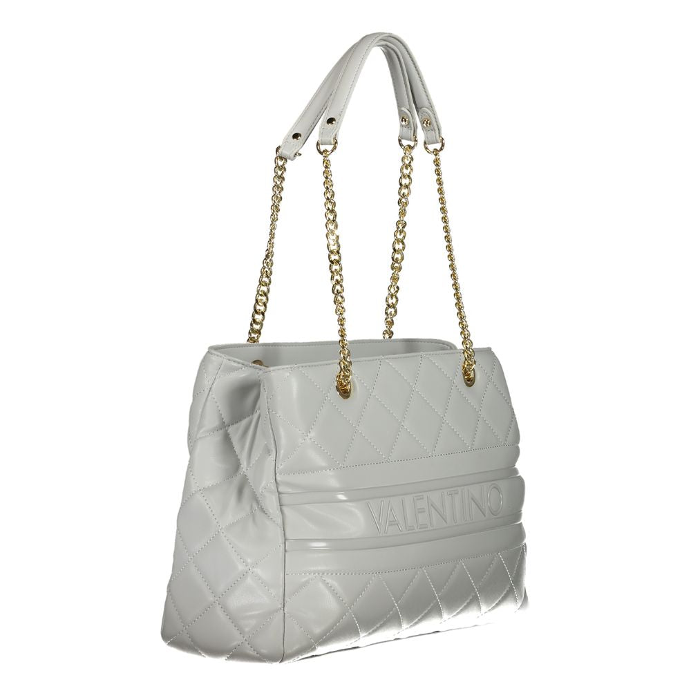 Mario Valentino Graue Polyethylen-Handtasche
