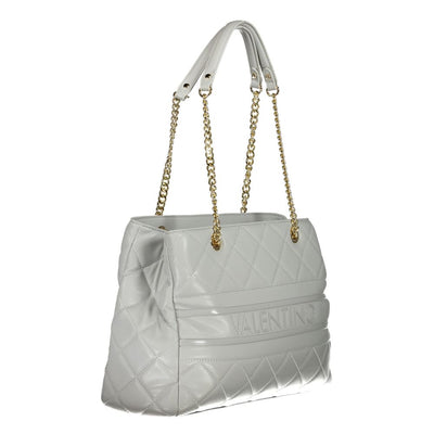 Mario Valentino Graue Polyethylen-Handtasche