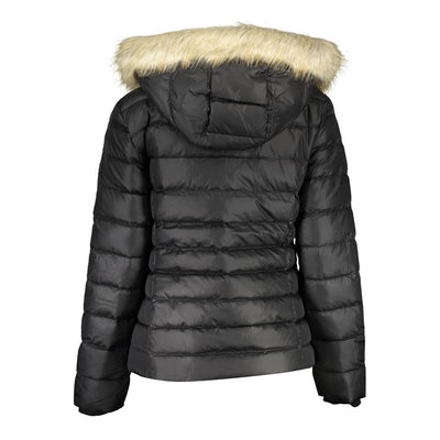Tommy Hilfiger Schwarze Polyesterjacken &amp