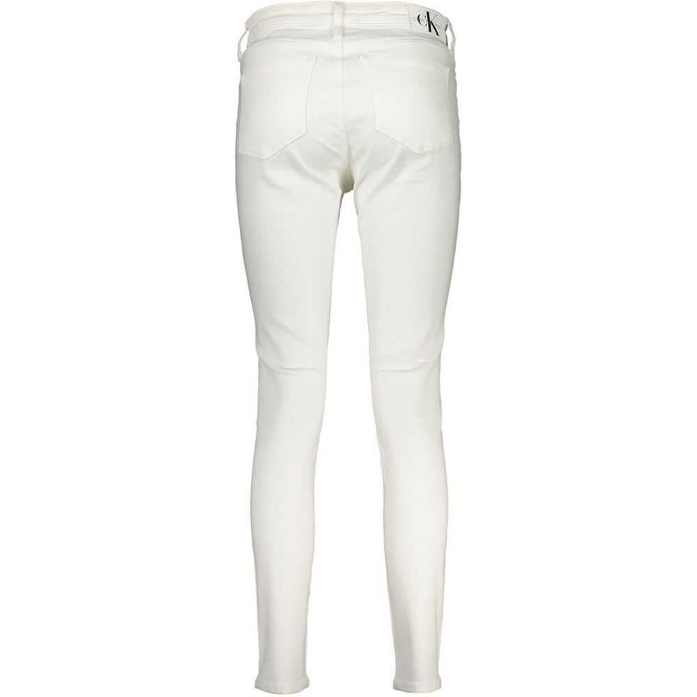 Calvin Klein Weiße Baumwolljeans &amp