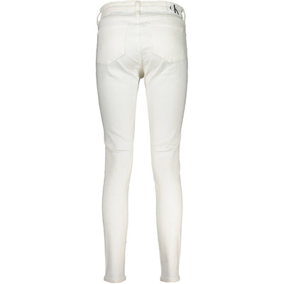 Calvin Klein Weiße Baumwolljeans &amp