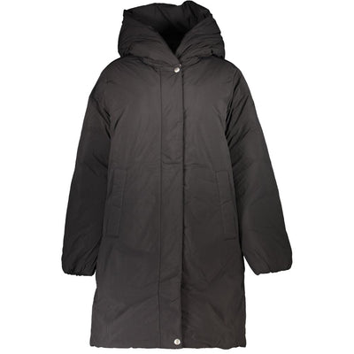 Tommy Hilfiger Schwarze Polyesterjacken &amp