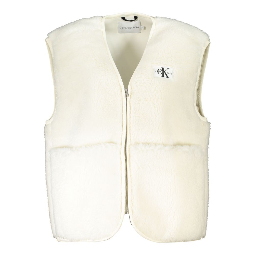Calvin Klein Weiße Polyesterjacken &amp
