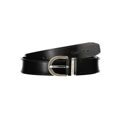 Calvin Klein Schwarzer Ledergürtel