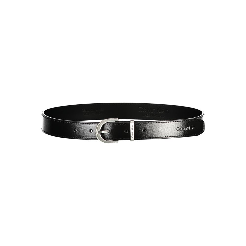 Calvin Klein Schwarzer Ledergürtel