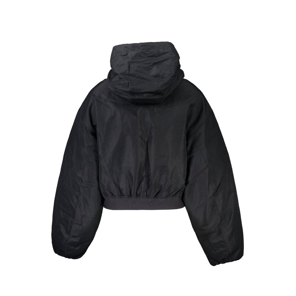Calvin Klein Schwarze Polyesterjacken &amp