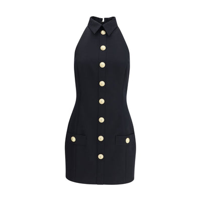 Balmain Ärmelloses kurzes Kleid