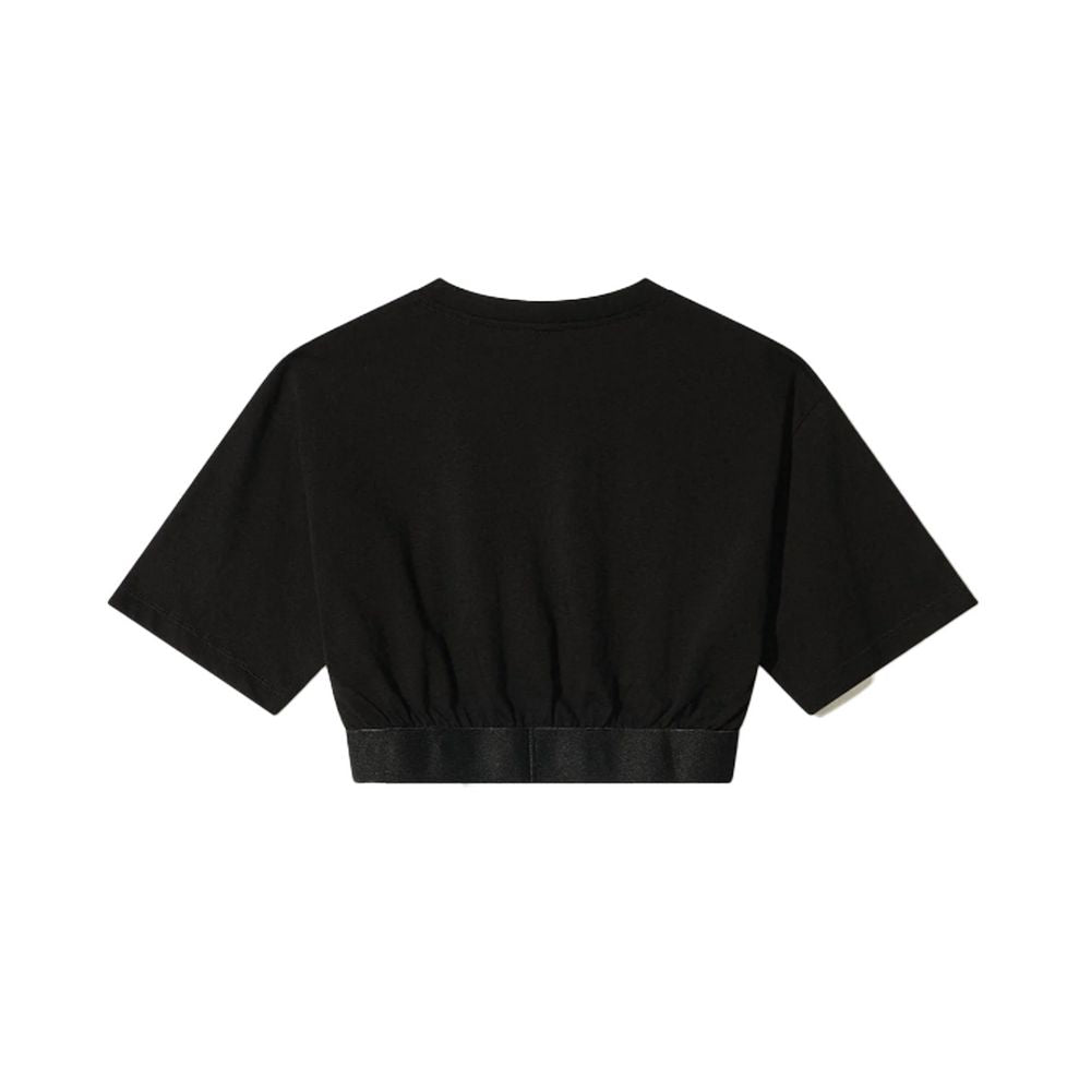 Comme Des Fuckdown Schwarze Baumwoll-Oberteile &amp