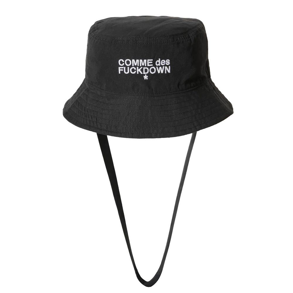 Comme Des Fuckdown Schwarze Polyesterhüte &amp
