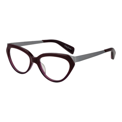 Yohji Yamamoto Lila optische Unisex-Fassungen