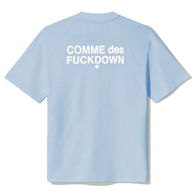 Comme Des Fuckdown Blaue Baumwoll-Oberteile &amp