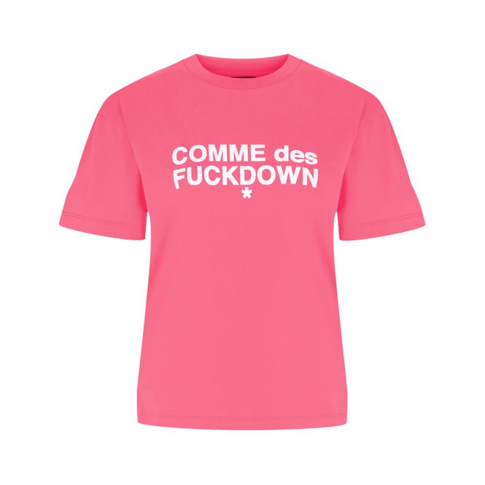 Comme Des Fuckdown Rosa Baumwolloberteile &amp
