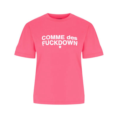 Comme Des Fuckdown Rosa Baumwolloberteile &amp