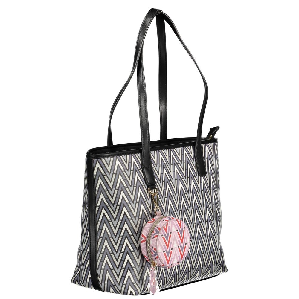 Mario Valentino Schwarze Polyethylen-Handtasche