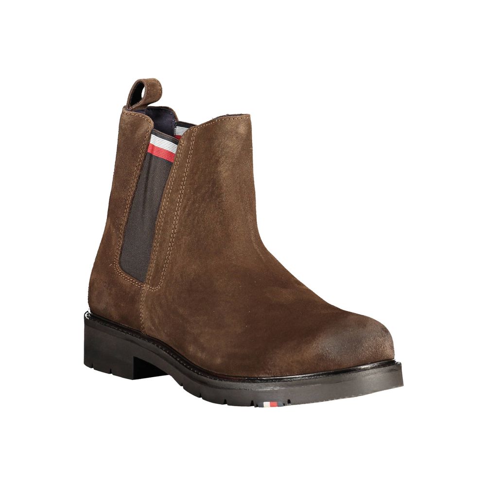 Tommy Hilfiger Brauner Polyester-Stiefel