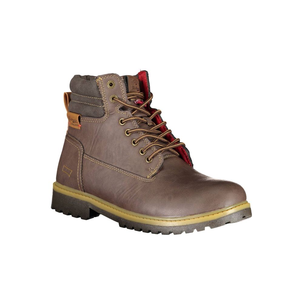 Carrera Brauner Polyester-Stiefel