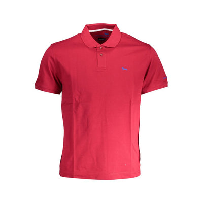 Harmont & Blaine Rotes Baumwoll-Poloshirt