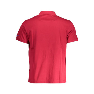 Harmont & Blaine Rotes Baumwoll-Poloshirt