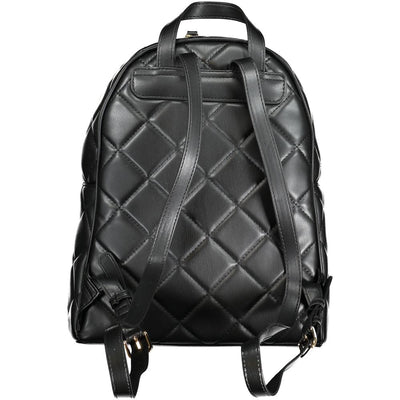 Mario Valentino Schwarzer Polyethylen-Rucksack